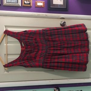 Hearts and Found Plaid Flannel Dress 2X